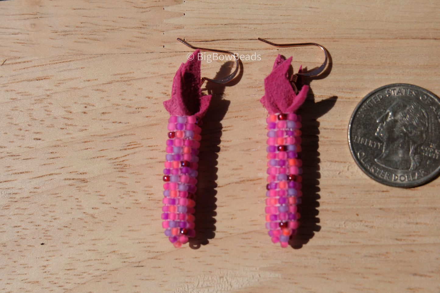 Demons corn earrings