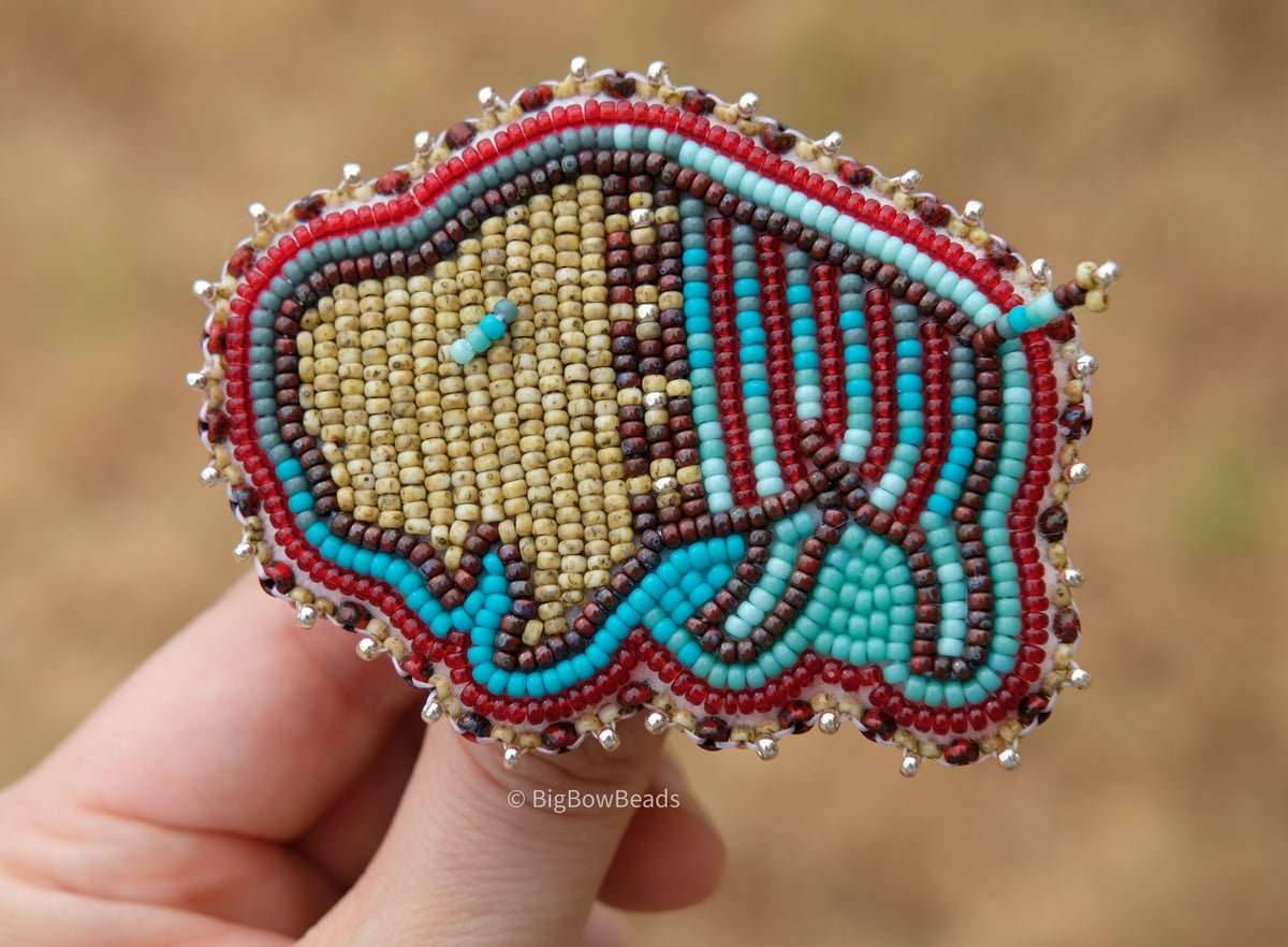 Picasso Yellow and Red Buffalo Bolo