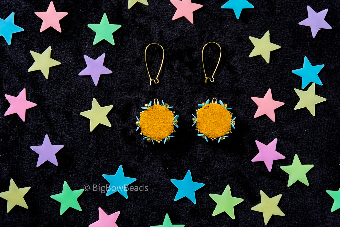 Blue Galaxy Earrings