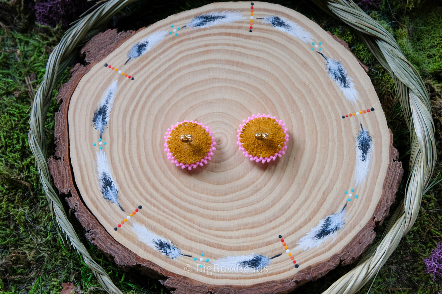 Pink Small studs