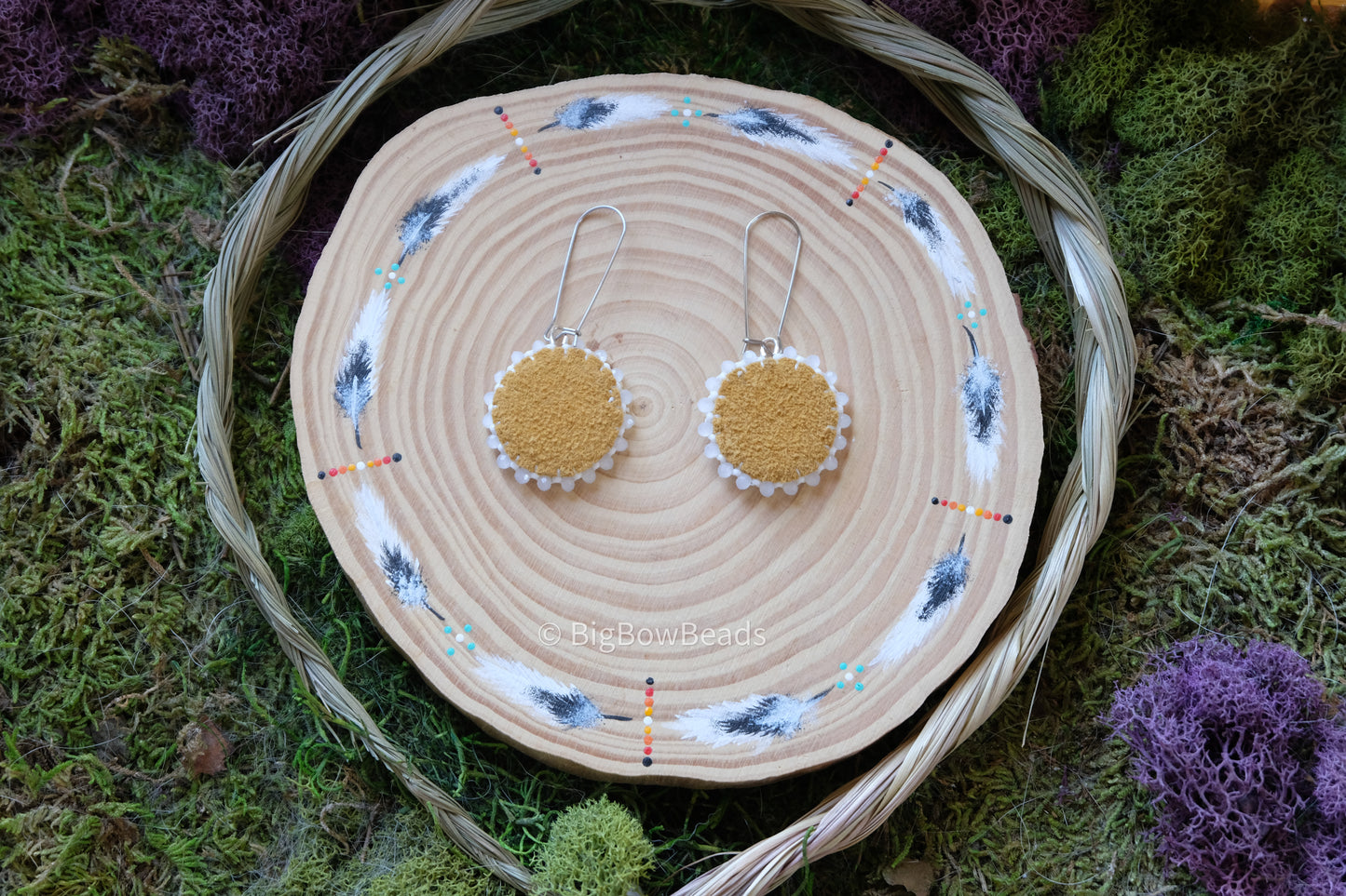 Matching Earrings (you) and Necklace (for plushie, plushie not included)