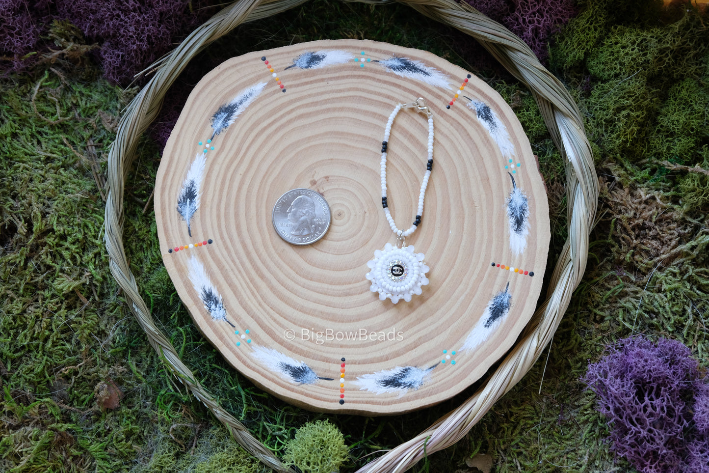 Matching Earrings (you) and Necklace (for plushie, plushie not included)