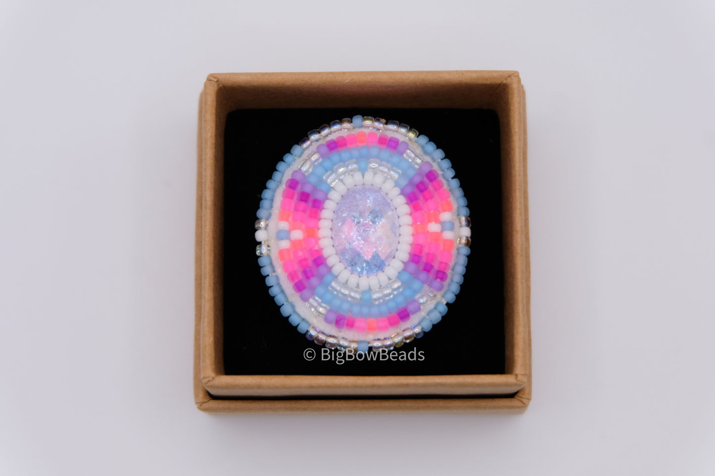 Neon Icy Blue Ring