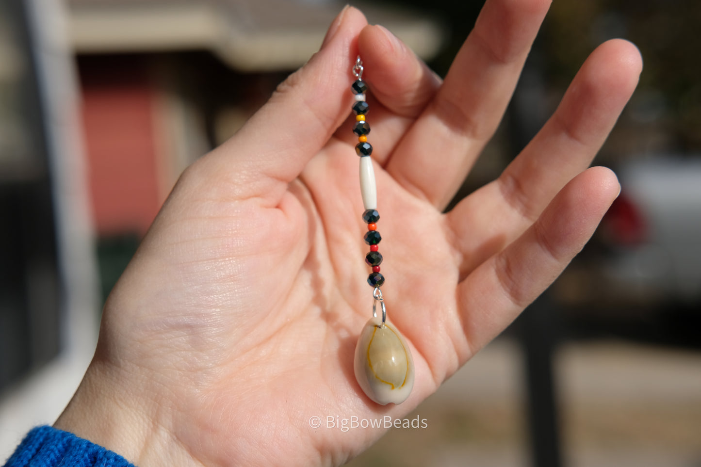 Dark AB Fire Stick Earrings