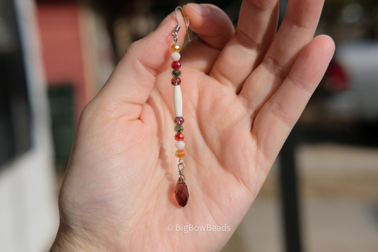 Vintage Christmas Stick Earrings