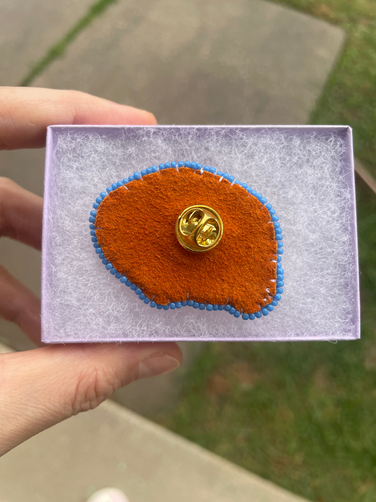 Thunder Buffalo Blue Jersey Pin
