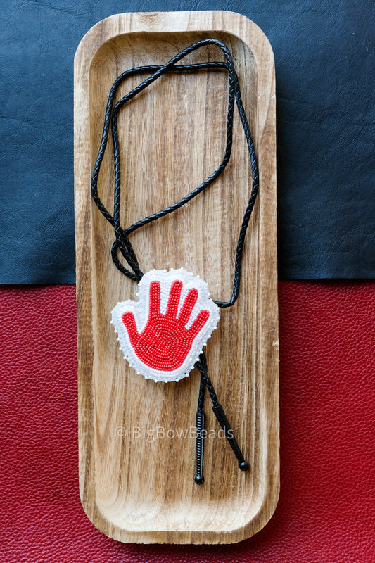 MMIP Handprint Bolo Tie