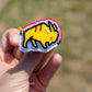 Electric Yellow Buffalo Pin