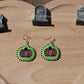 Beetlejuice inspired pumpkin earrings