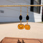 Orange Starry Pumpkin Earrings