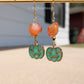 Teal Pumpkin Earrings