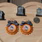 Hello halloween earrings