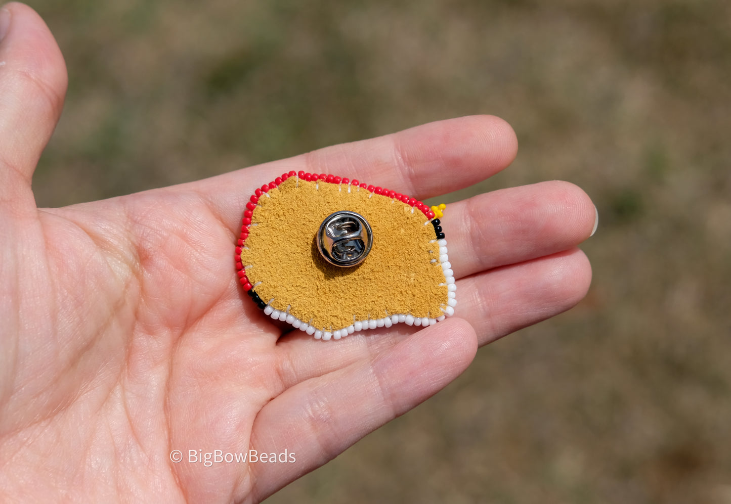 Electric Yellow Buffalo Pin