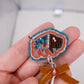 Fall Harvest Mini Buffalo and Bow Earrings