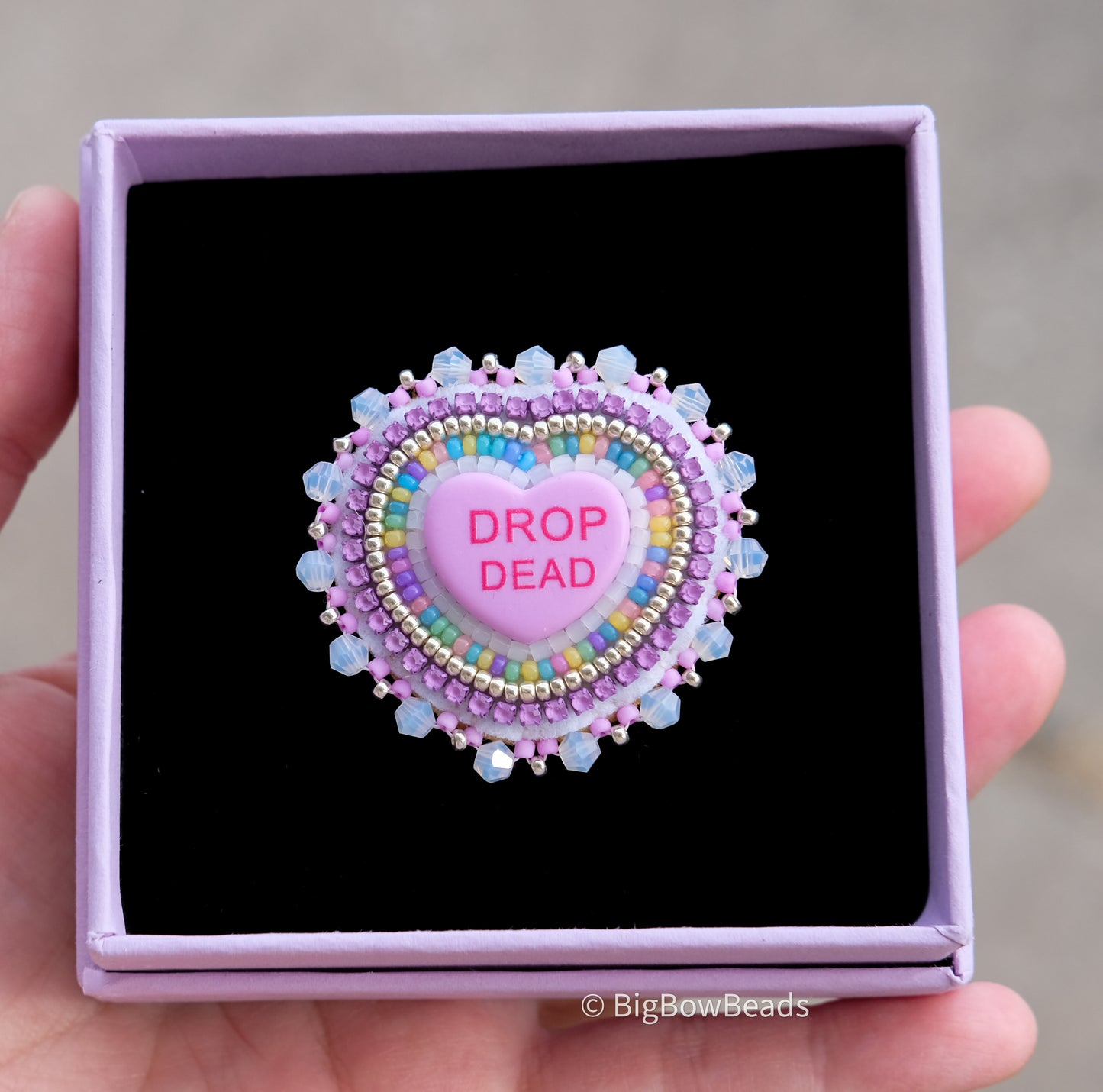 Purple Drop Dead Ring
