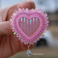 Pink Heart Earrings