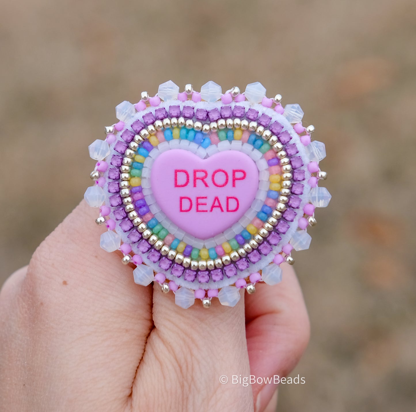 Purple Drop Dead Ring