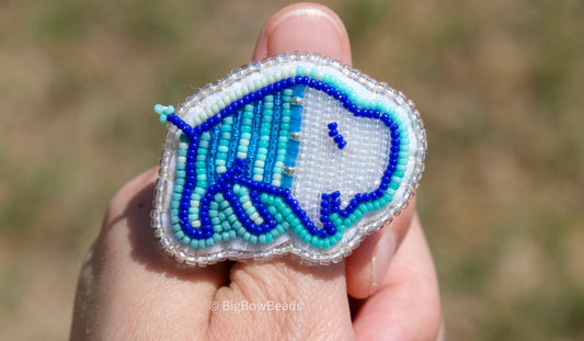 Spring Frost Buffalo Ring