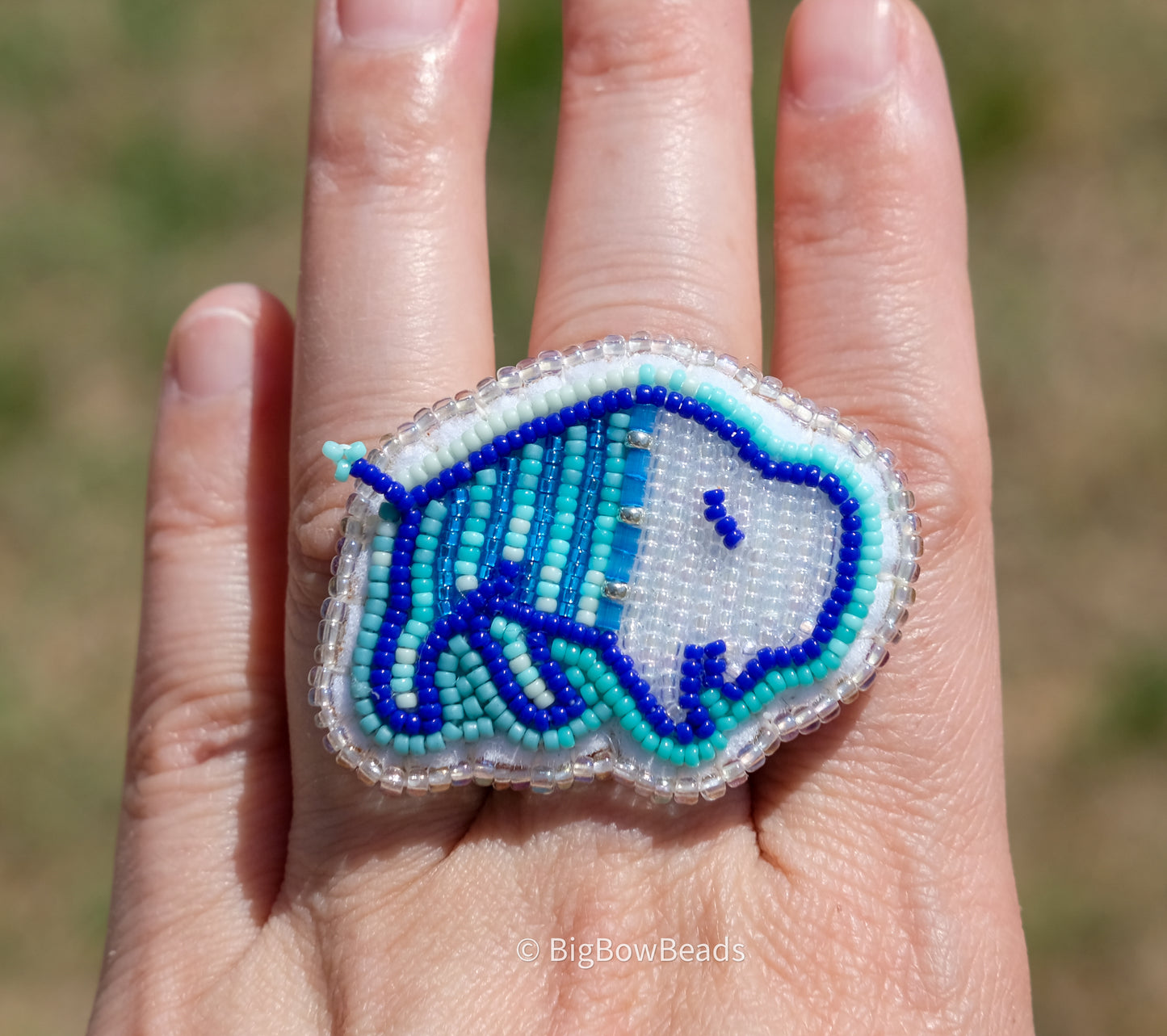 Spring Frost Buffalo Ring