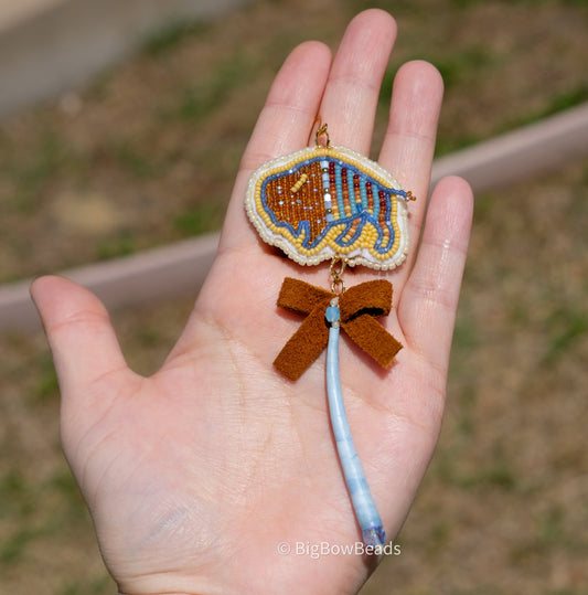 Ocean Beach Buffalo Earrings