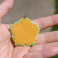 Green Neon Flower Earrings