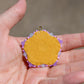 Purple Neon Flower Earrings