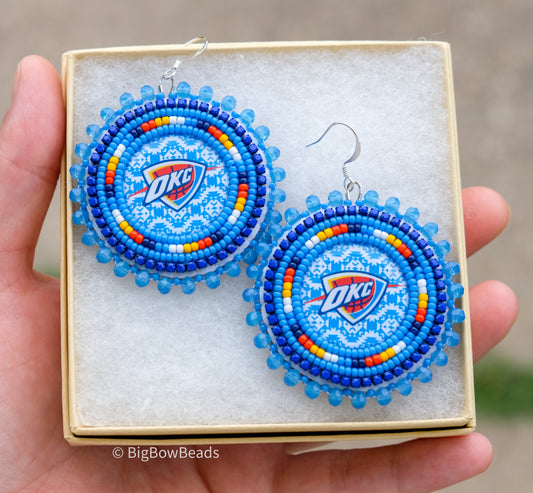 Blue Thunder Cab earrings