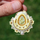 Yellow Icy Crystal Earrings