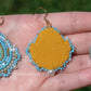 Sky Blue Icy Crystal Earrings