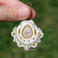 White Icy Crystal Earrings