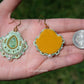 Green Icy Crystal Earrings