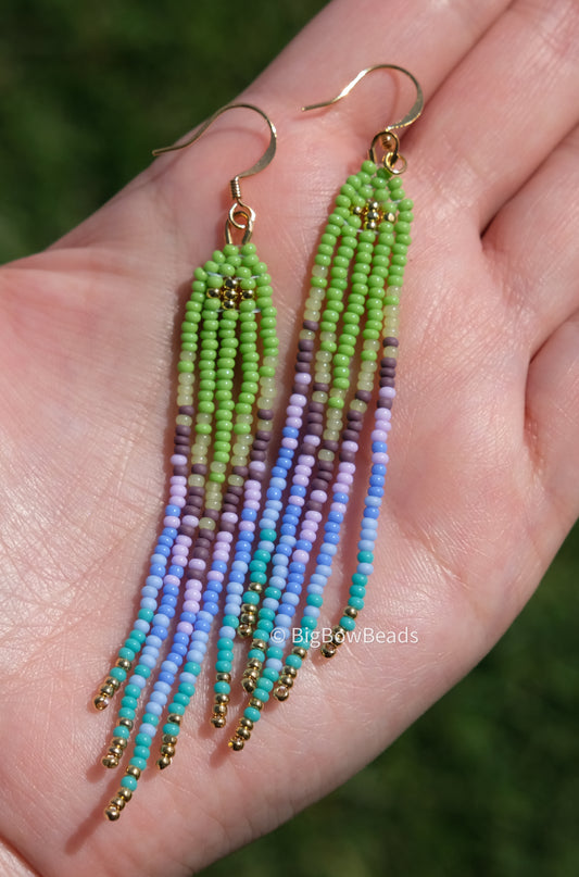 Summer Storm Fringe Earrings