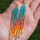 Summer Sunset Fringe Earrings