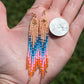 Summer Sunrise Fringe Earrings