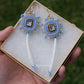 Light Periwinkle Abalone and Dentalium Earrings