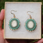 Woodsy Sage Deer Antler Earrings
