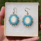 Woodsy Glacier Deer Antler Earrings