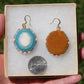 Woodsy Glacier Deer Antler Earrings