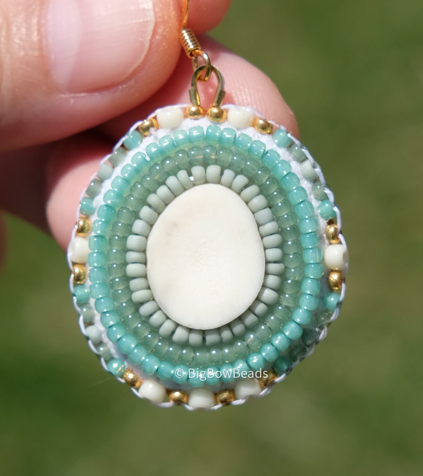 Woodsy Sage Deer Antler Earrings