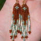 Woodsy Sage Fringe Earrings