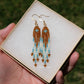 Woodsy Glacier Fringe Earrings