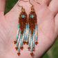 Woodsy Glacier Fringe Earrings