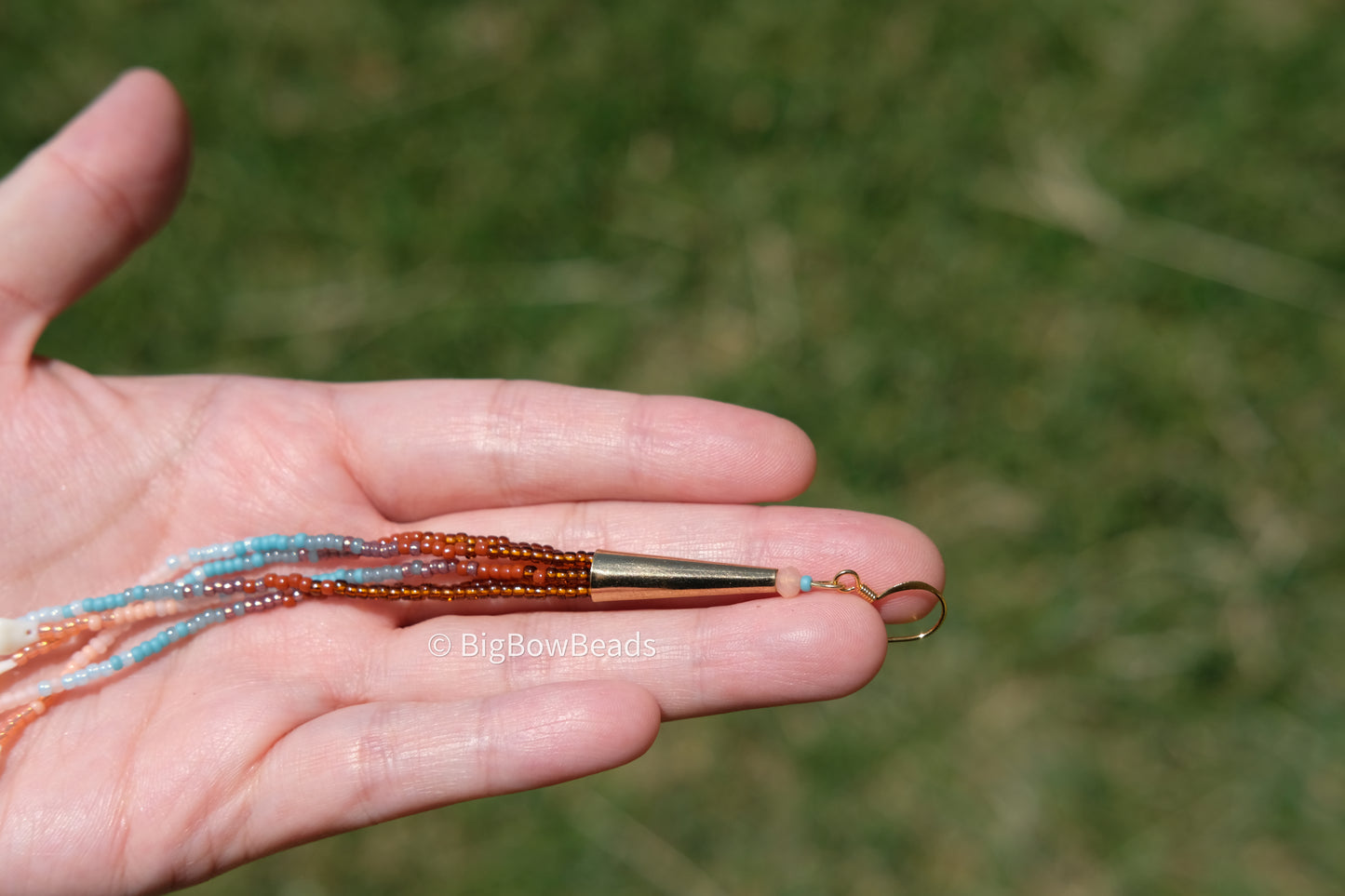 Woodsy Cone Fringe Earrings