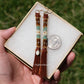 Woodsy Sage Buffalo Tail Earrings