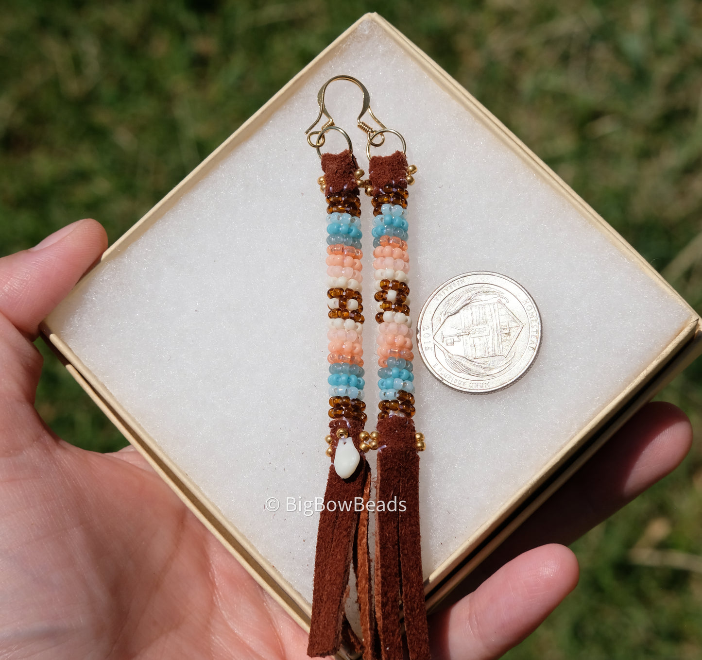 Woodsy Buffalo Tail Earrings