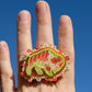 Green Summer Buffalo Ring