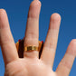 Green Summer Buffalo Ring