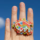 White Summer Buffalo Ring