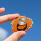 White Summer Buffalo Ring