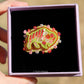 Green Summer Buffalo Ring